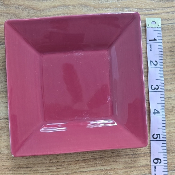 8 Cost Plus World Market Berry Square App Plates - Picture 2 of 4